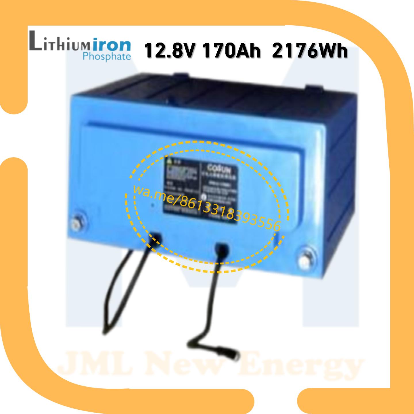 12V 170Ah 2176Wh LiFePO4 Akku Batterie 12.8V Deep-Cycle-Batterie